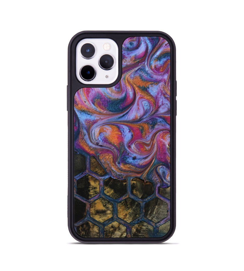 iPhone 11 Pro Wood Phone Case - Maira (Pattern, 818182)