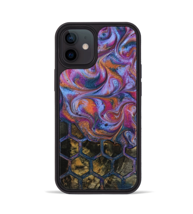 iPhone 12 Wood Phone Case - Maira (Pattern, 818182)