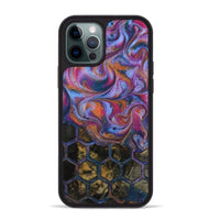 iPhone 12 Pro Max Wood Phone Case - Maira (Pattern, 818182)