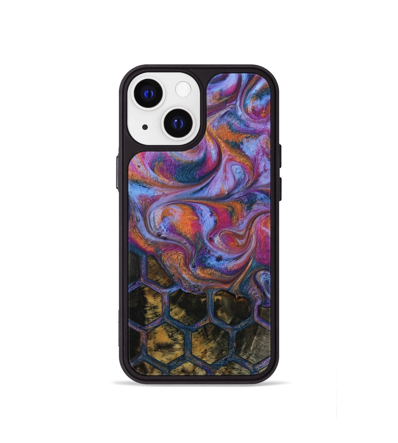 iPhone 13 mini Wood Phone Case - Maira (Pattern, 818182)