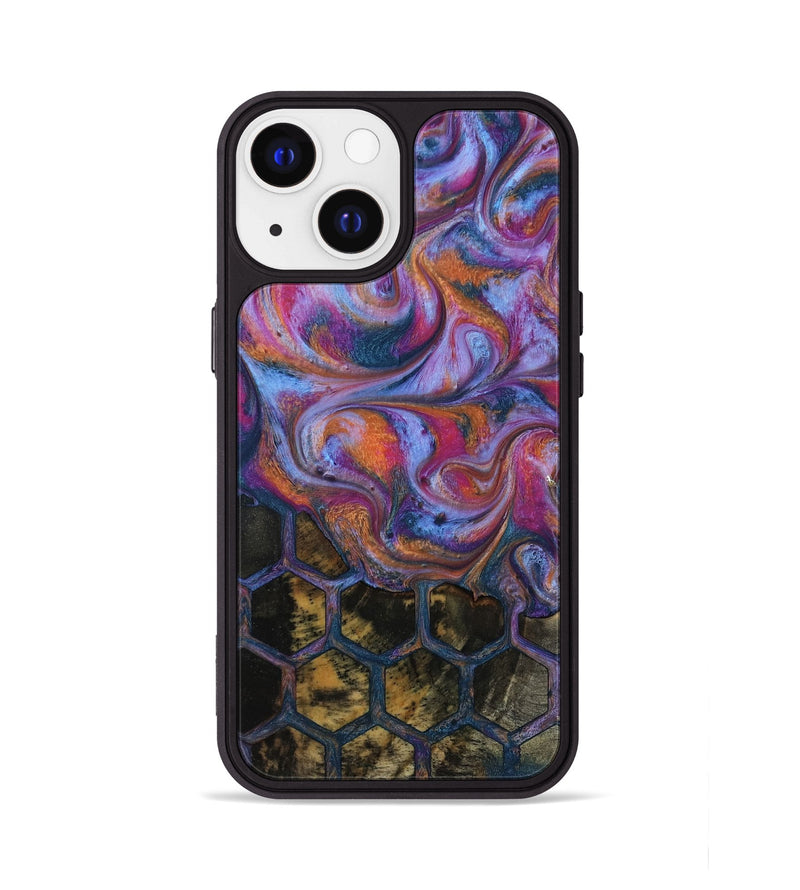 iPhone 13 Wood Phone Case - Maira (Pattern, 818182)