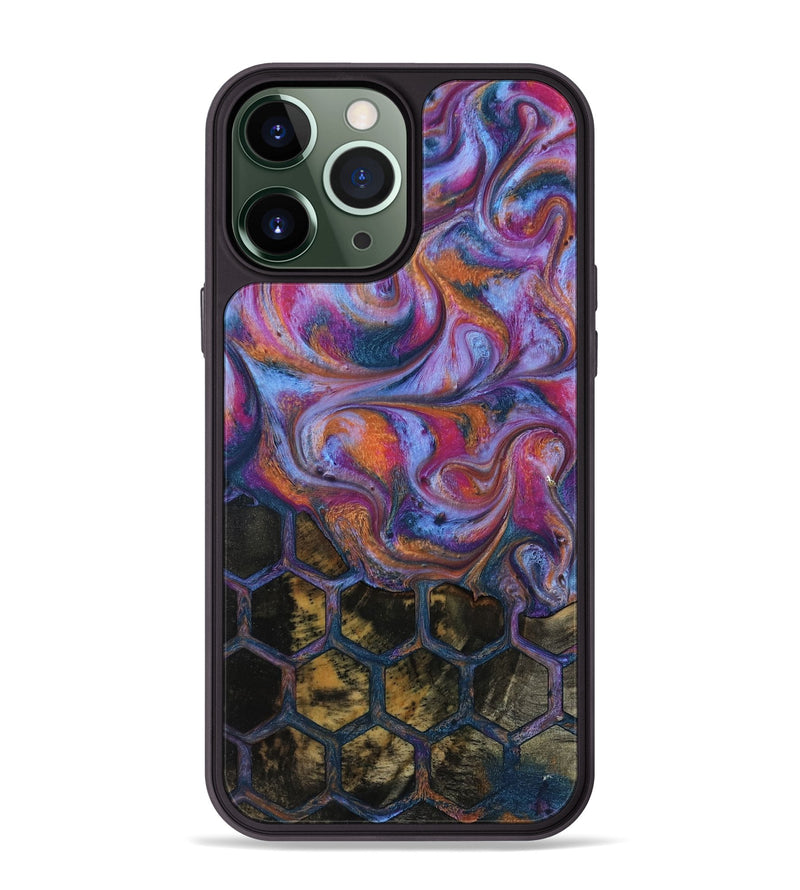 iPhone 13 Pro Max Wood Phone Case - Maira (Pattern, 818182)