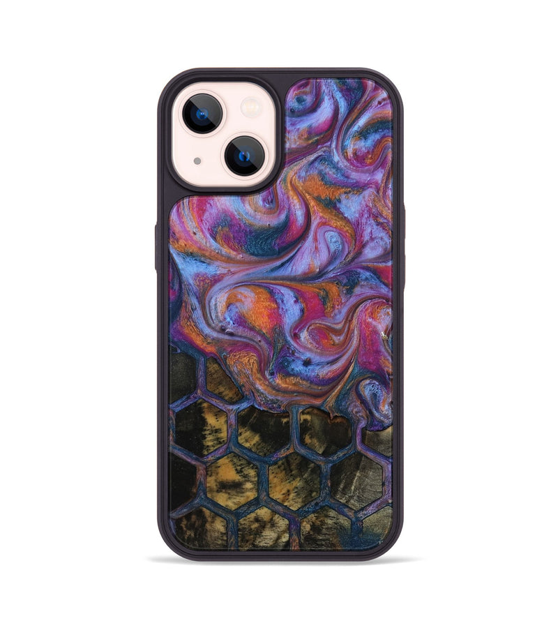 iPhone 14 Wood Phone Case - Maira (Pattern, 818182)