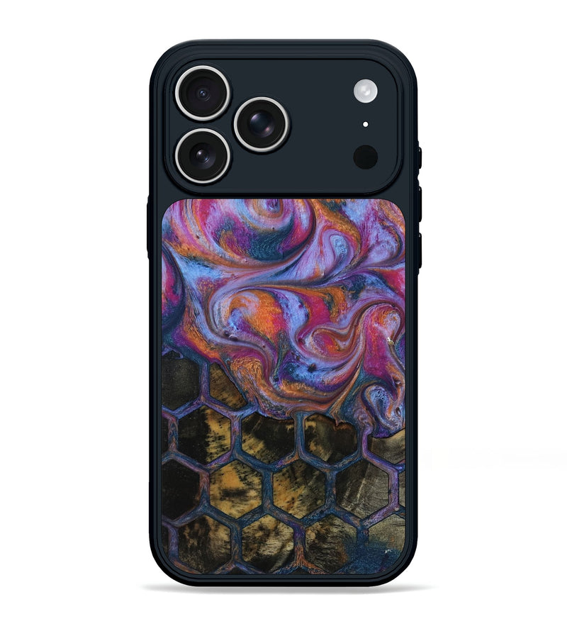 iPhone 17 Pro Max Wood Phone Case - Maira (Pattern, 818182)