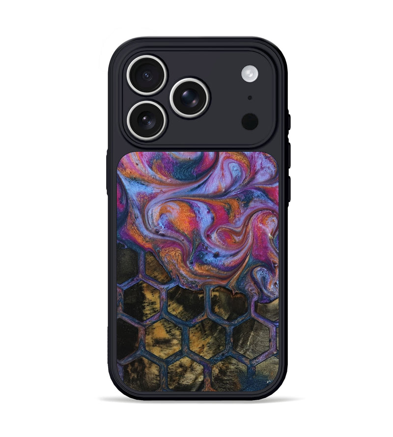 iPhone 17 Pro Wood Phone Case - Maira (Pattern, 818182)
