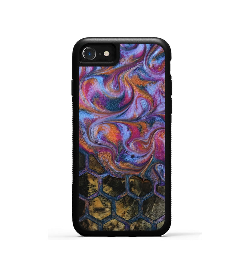 iPhone SE Wood Phone Case - Maira (Pattern, 818182)