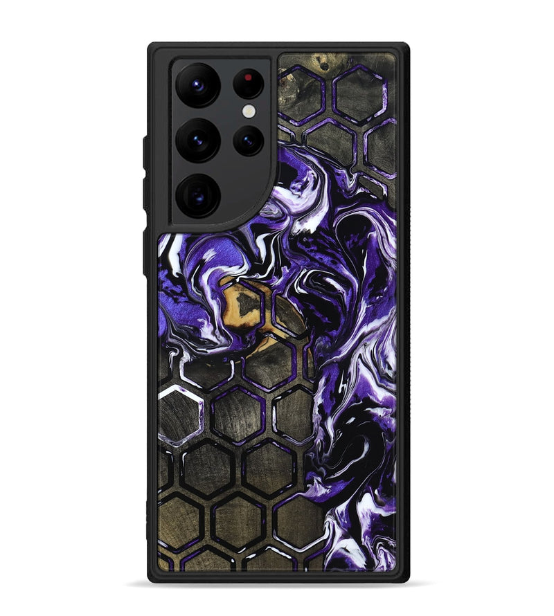 Galaxy S22 Ultra Wood Phone Case - Garland (Pattern, 818183)