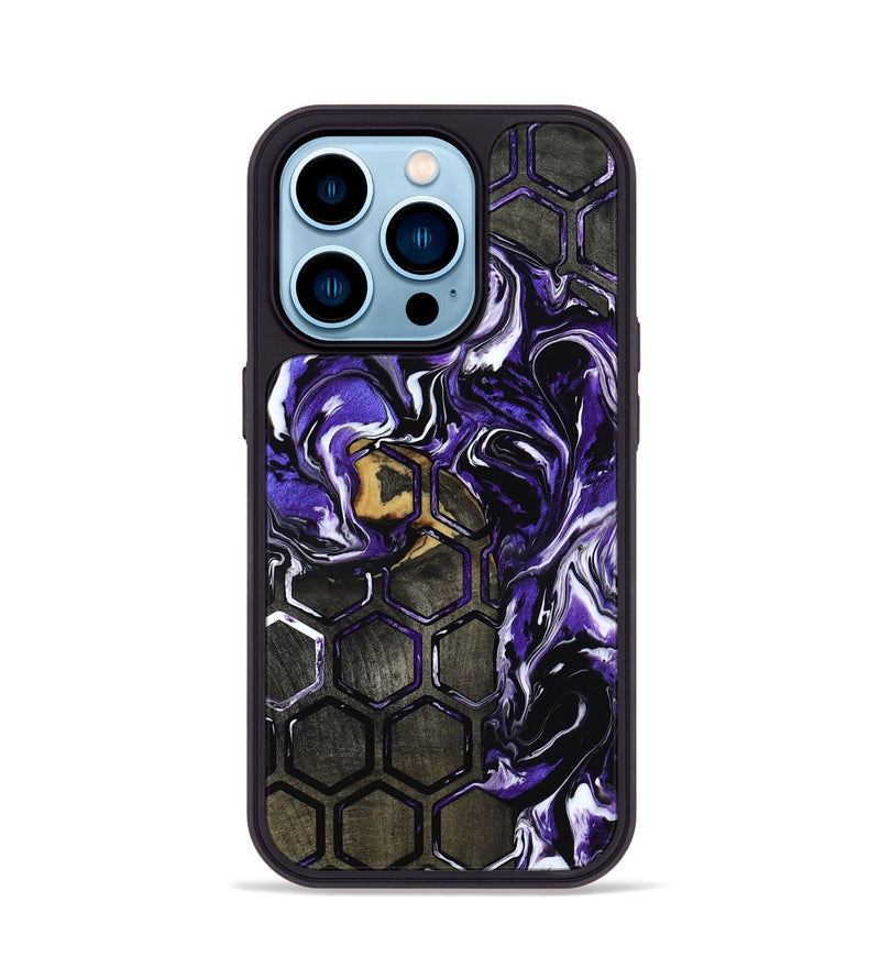 iPhone 14 Pro Wood Phone Case - Garland (Pattern, 818183)