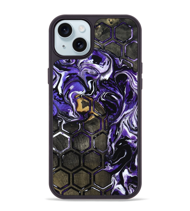iPhone 15 Plus Wood Phone Case - Garland (Pattern, 818183)
