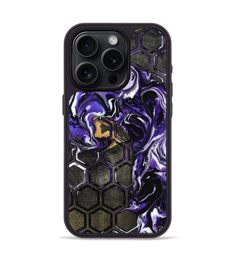 iPhone 15 Pro Wood Phone Case - Garland (Pattern, 818183)