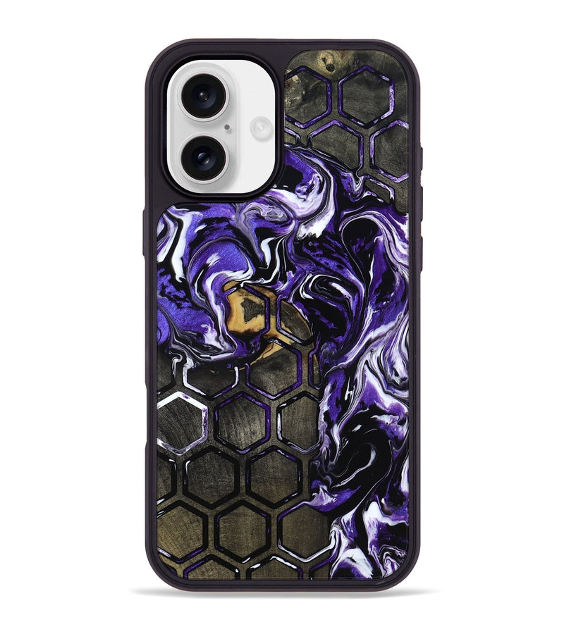 iPhone 16 Plus Wood Phone Case - Garland (Pattern, 818183)
