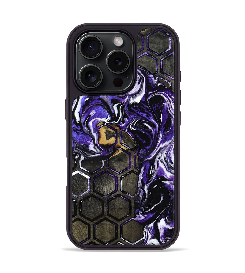 iPhone 16 Pro Wood Phone Case - Garland (Pattern, 818183)