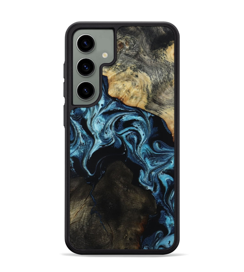 Galaxy S24 Plus Wood Phone Case - Dalia (Blue, 818185)