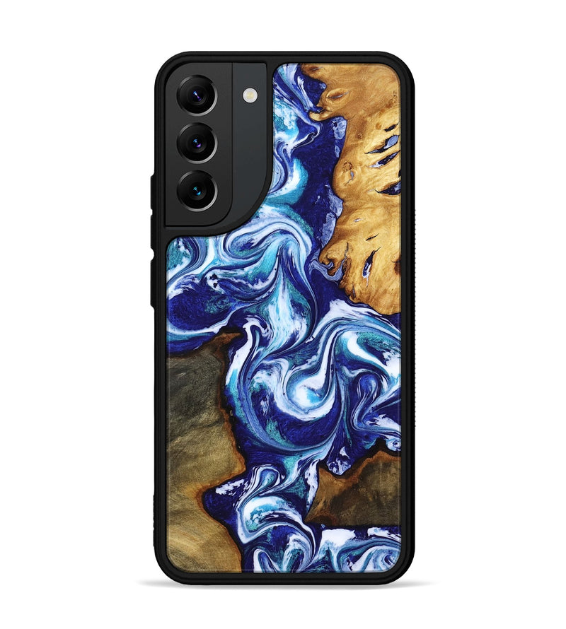 Galaxy S22 Plus Wood Phone Case - Brayan (Blue, 818186)