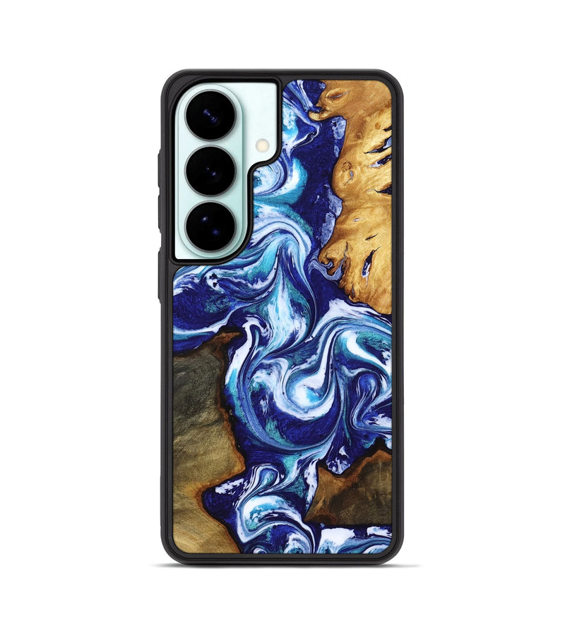 Galaxy S26 Wood Phone Case - Brayan (Blue, 818186)