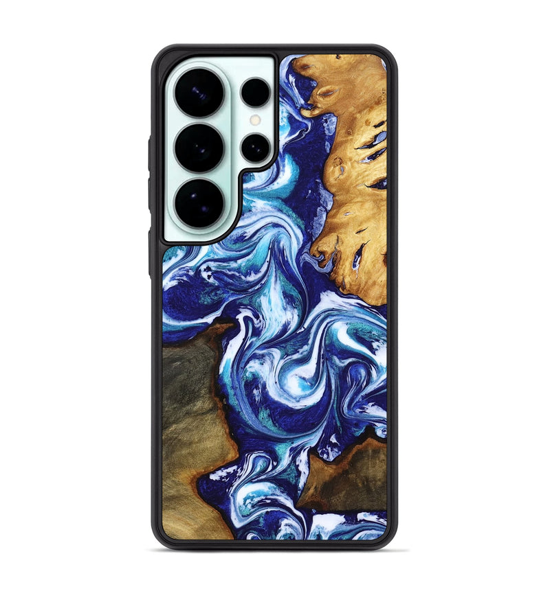 Galaxy S26 Ultra Wood Phone Case - Brayan (Blue, 818186)