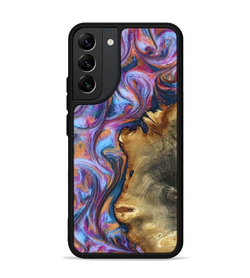 Galaxy S22 Plus Wood Phone Case - Yamilet (Blue, 818187)