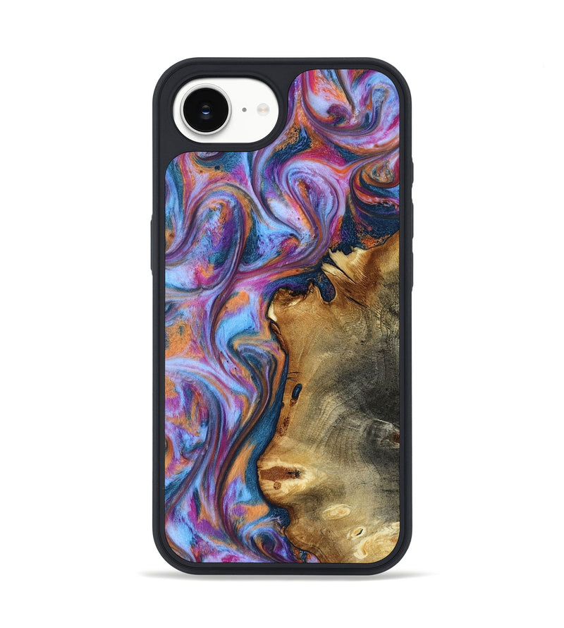iPhone 17e Wood Phone Case - Yamilet (Blue, 818187)