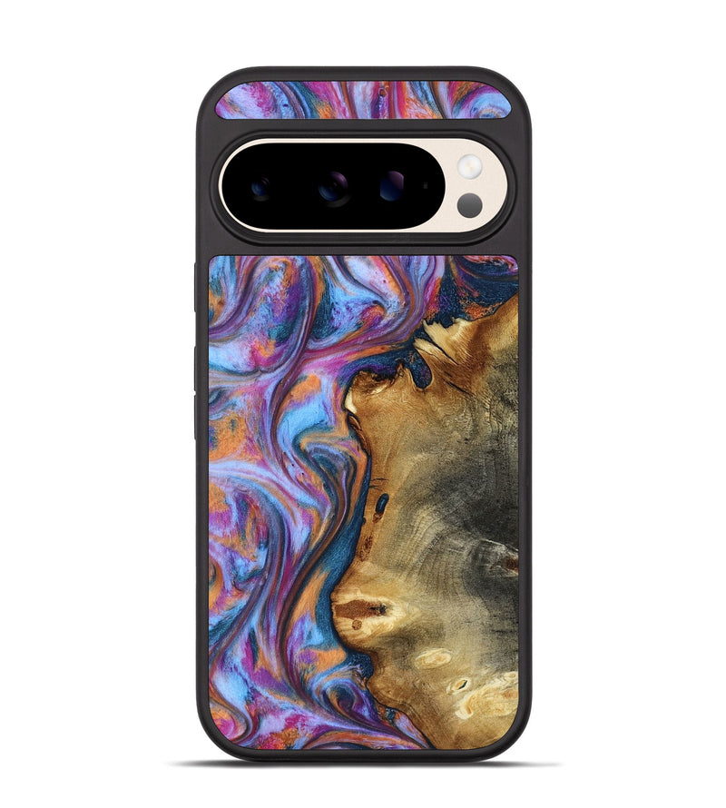 Pixel 10 Wood Phone Case - Yamilet (Blue, 818187)