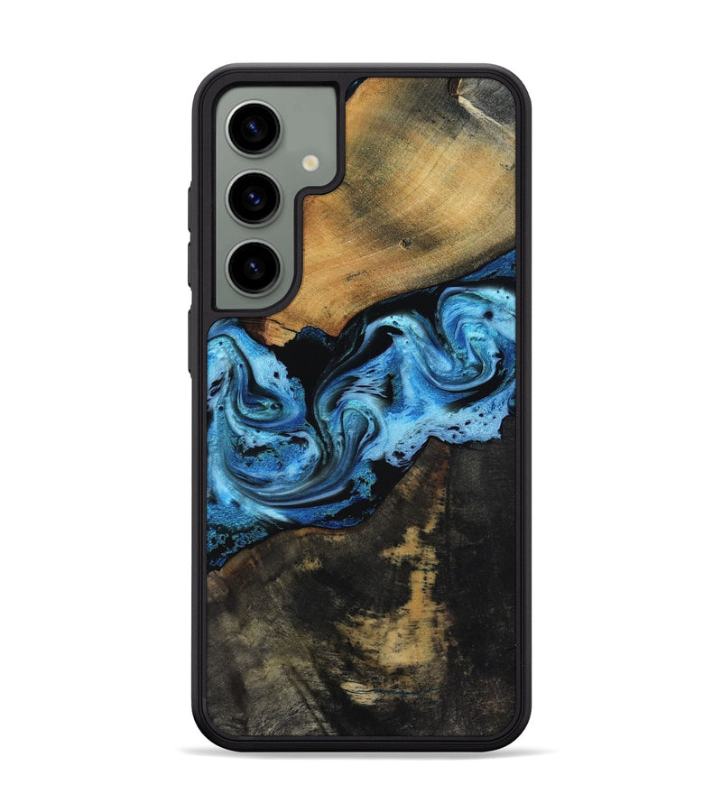 Galaxy S24 Plus Wood Phone Case - Issac (Blue, 818188)