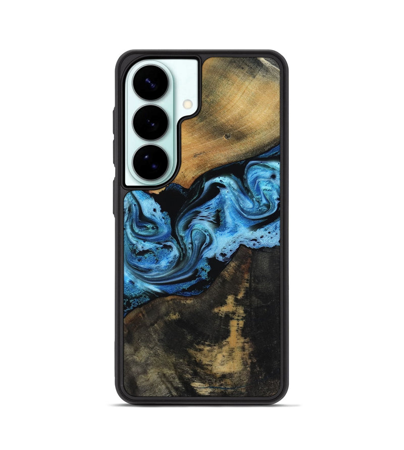 Galaxy S26 Wood Phone Case - Issac (Blue, 818188)