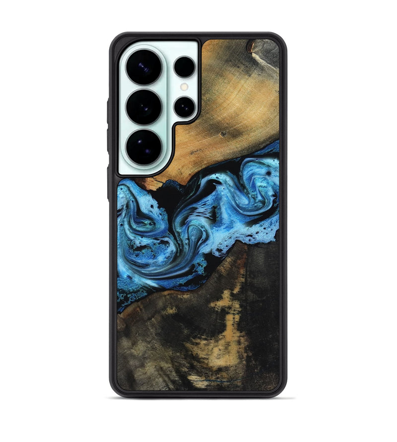 Galaxy S26 Ultra Wood Phone Case - Issac (Blue, 818188)