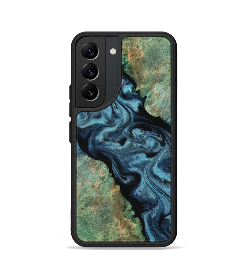 Galaxy S22 Wood Phone Case - Krish (Green, 818189)