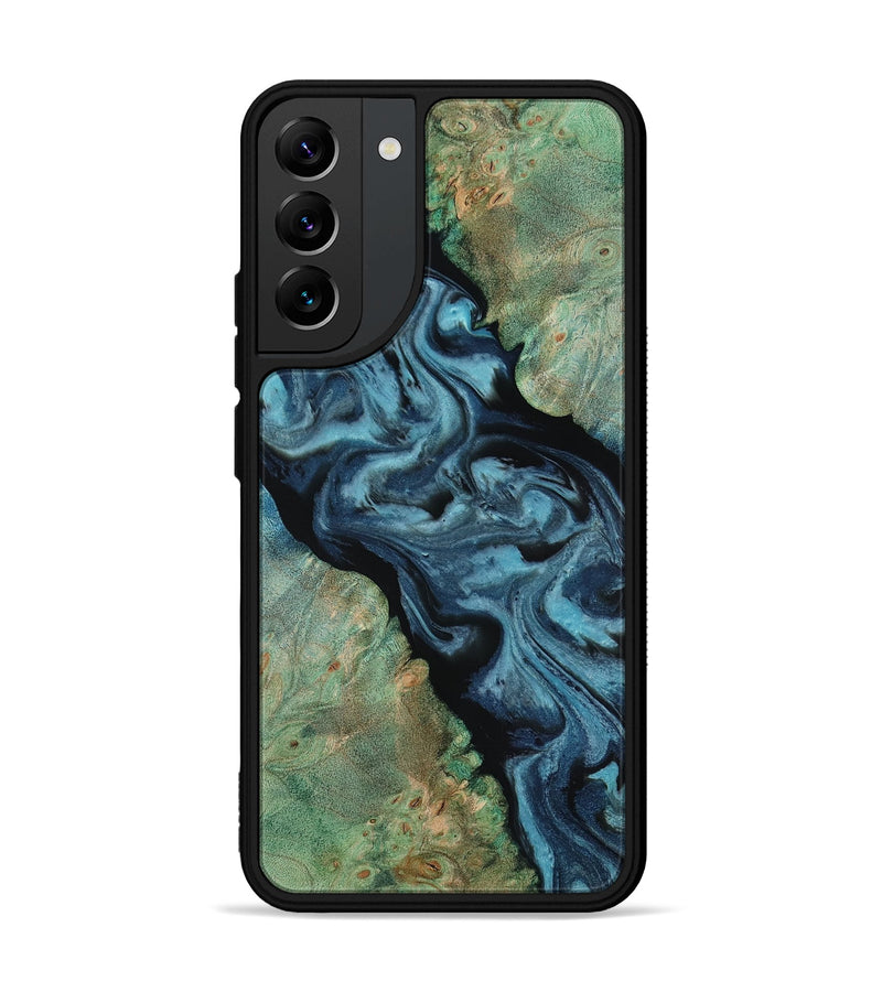 Galaxy S22 Plus Wood Phone Case - Krish (Green, 818189)