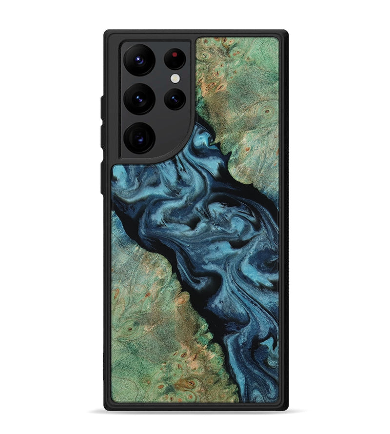 Galaxy S22 Ultra Wood Phone Case - Krish (Green, 818189)