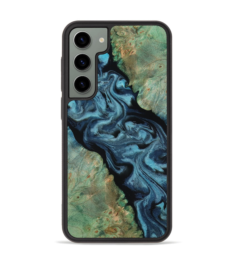 Galaxy S23 Plus Wood Phone Case - Krish (Green, 818189)