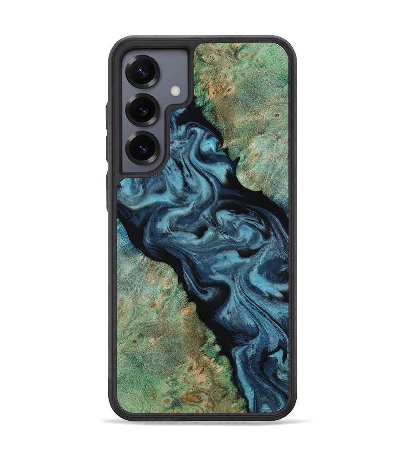 Galaxy S25 Plus Wood Phone Case - Krish (Green, 818189)
