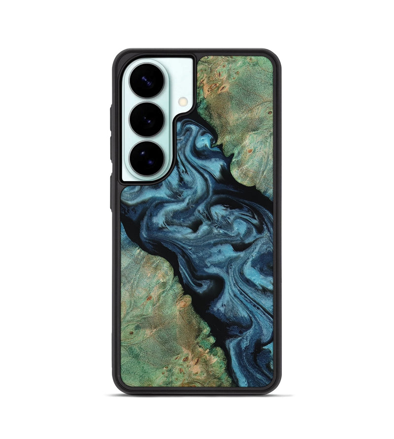 Galaxy S26 Wood Phone Case - Krish (Green, 818189)