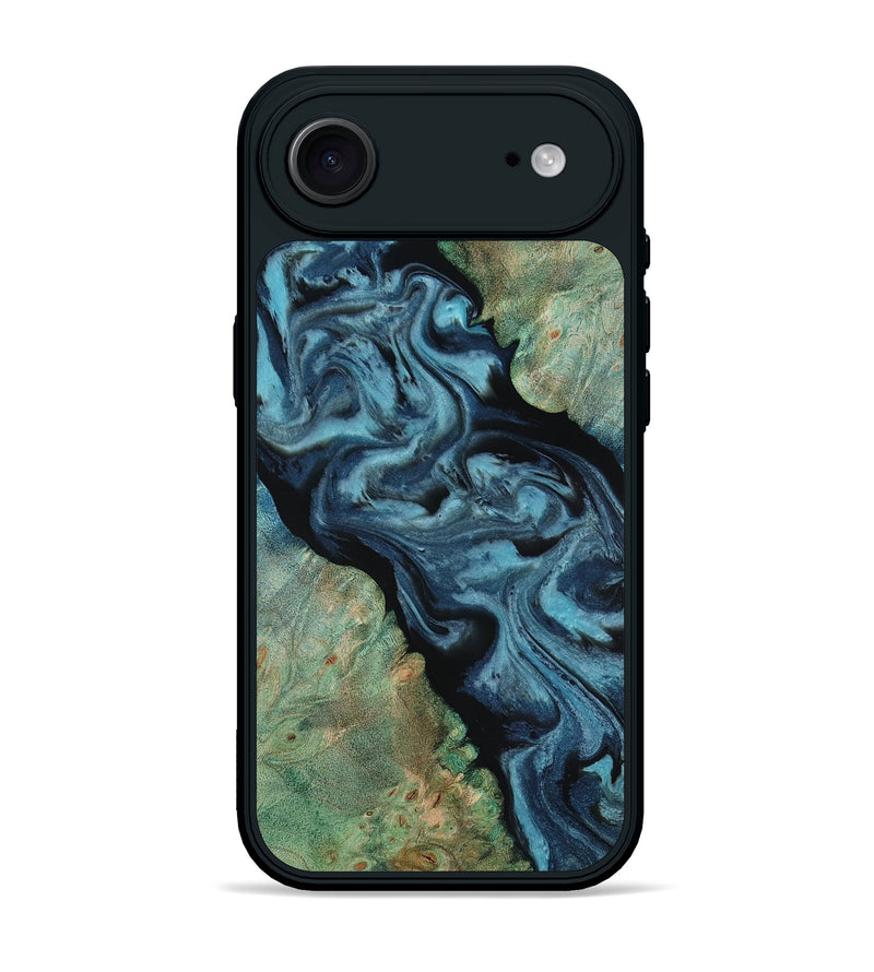 iPhone 17 Air Wood Phone Case - Krish (Green, 818189)