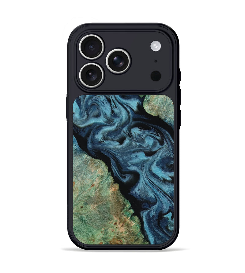iPhone 17 Pro Wood Phone Case - Krish (Green, 818189)