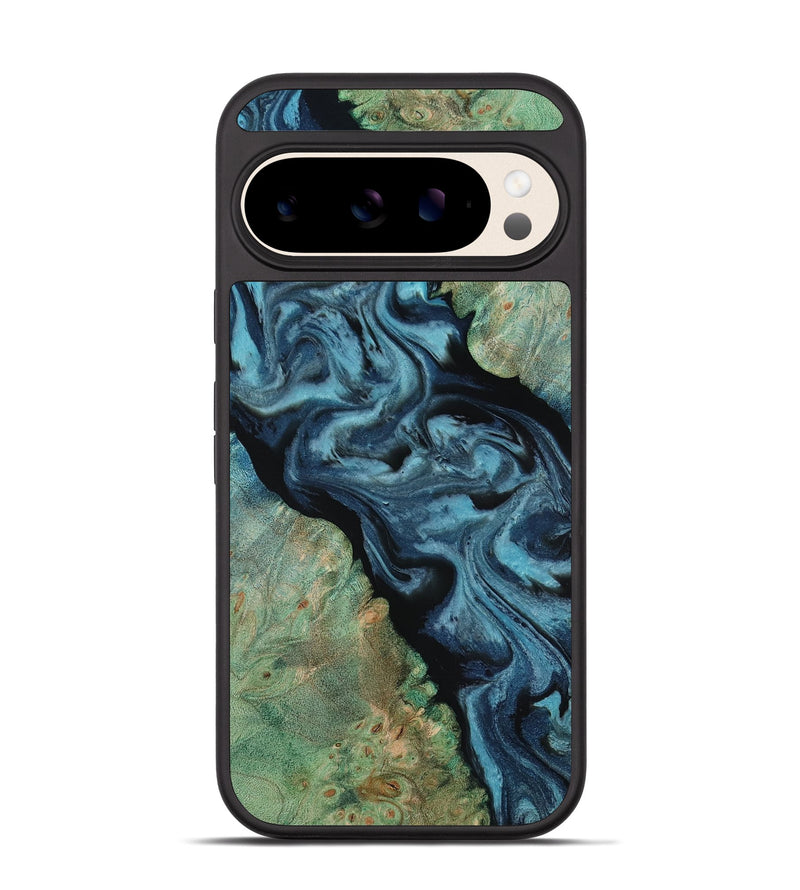 Pixel 10 Wood Phone Case - Krish (Green, 818189)