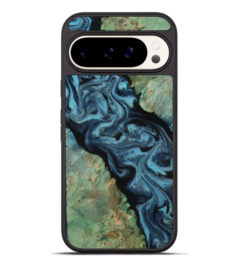 Pixel 9 Pro XL Wood Phone Case - Krish (Green, 818189)