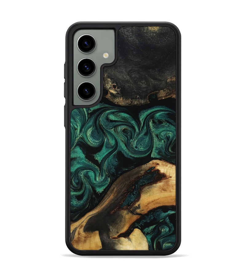 Galaxy S24 Plus Wood Phone Case - Vicky (Green, 818190)