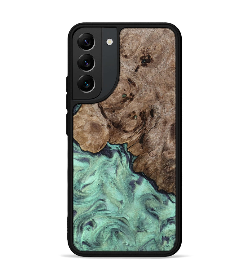 Galaxy S22 Plus Wood Phone Case - Marcie (Green, 818191)