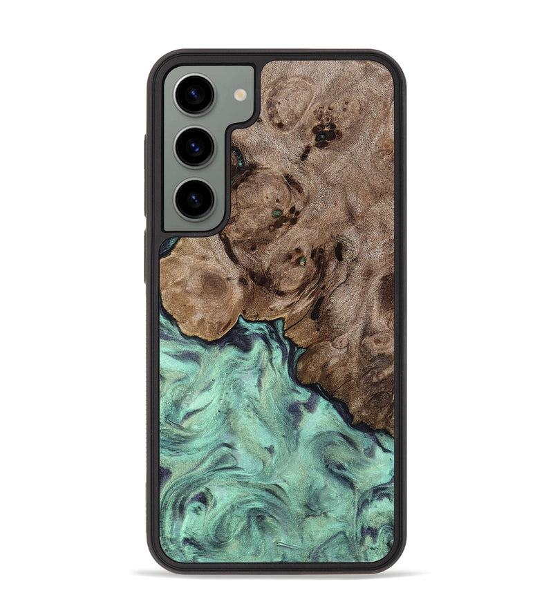 Galaxy S23 Plus Wood Phone Case - Marcie (Green, 818191)