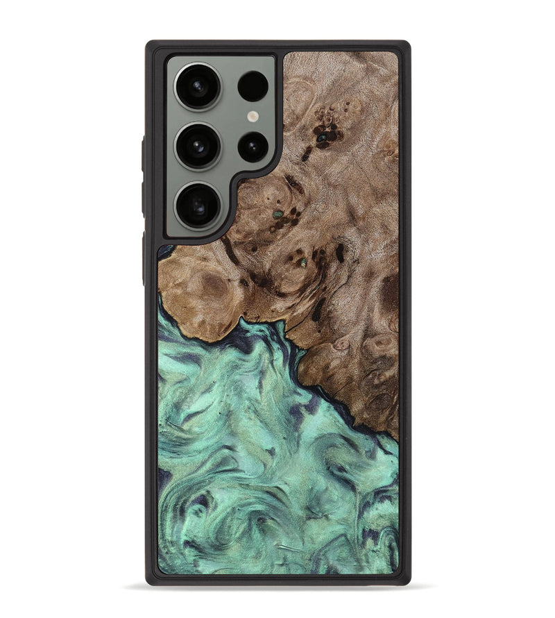 Galaxy S23 Ultra Wood Phone Case - Marcie (Green, 818191)
