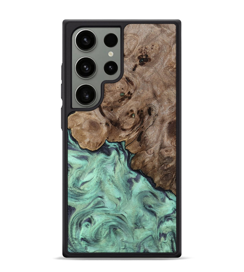 Galaxy S24 Ultra Wood Phone Case - Marcie (Green, 818191)