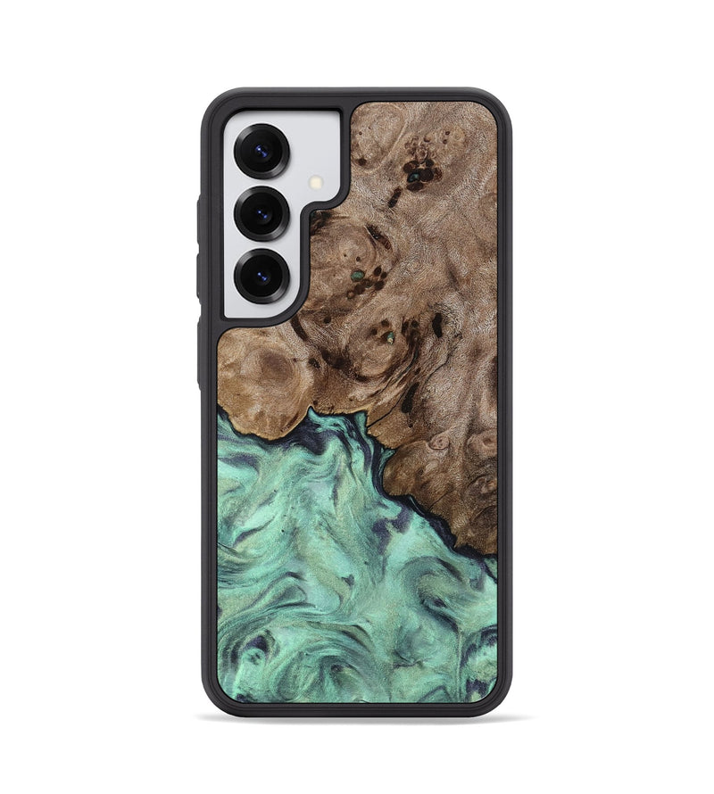 Galaxy S25 Wood Phone Case - Marcie (Green, 818191)