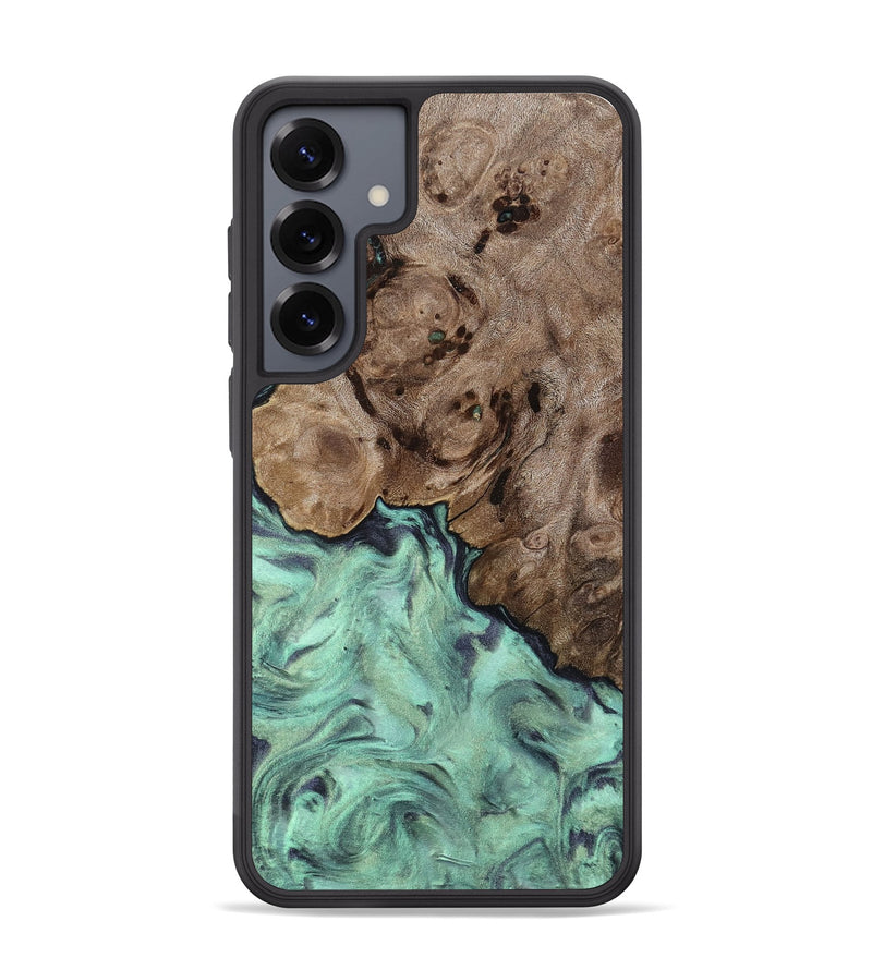 Galaxy S25 Plus Wood Phone Case - Marcie (Green, 818191)