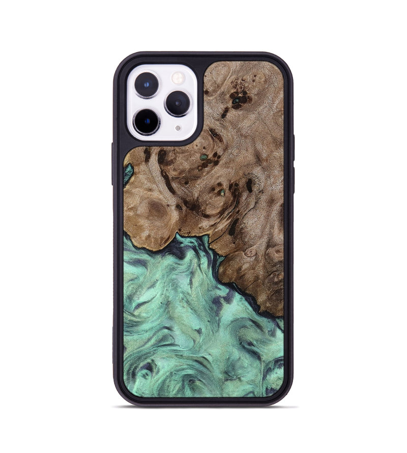 iPhone 11 Pro Wood Phone Case - Marcie (Green, 818191)