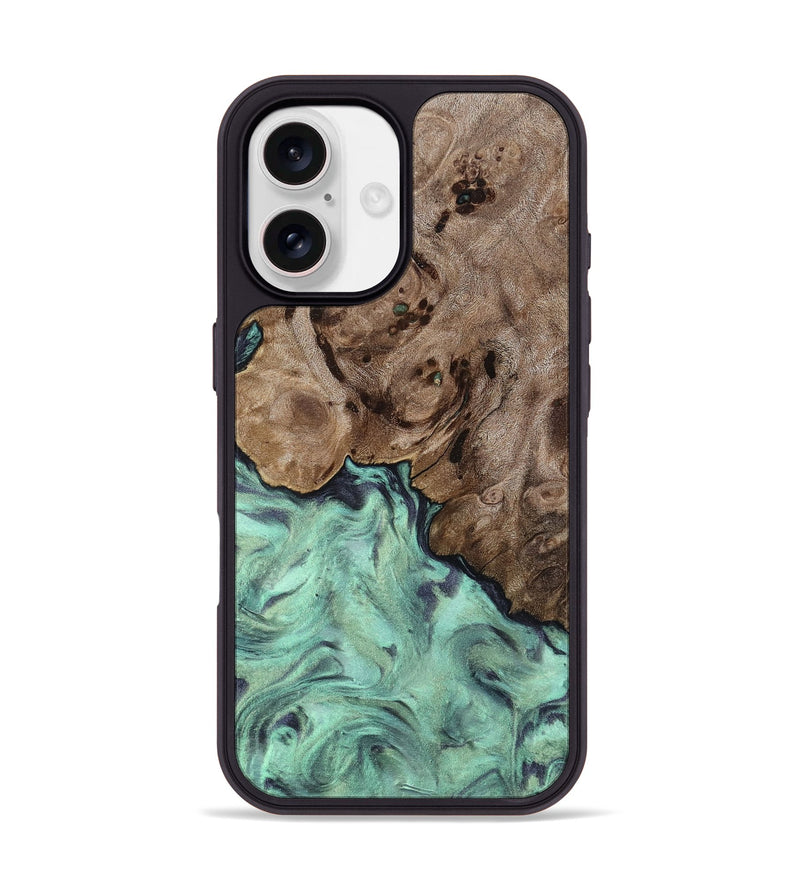 iPhone 17 Wood Phone Case - Marcie (Green, 818191)