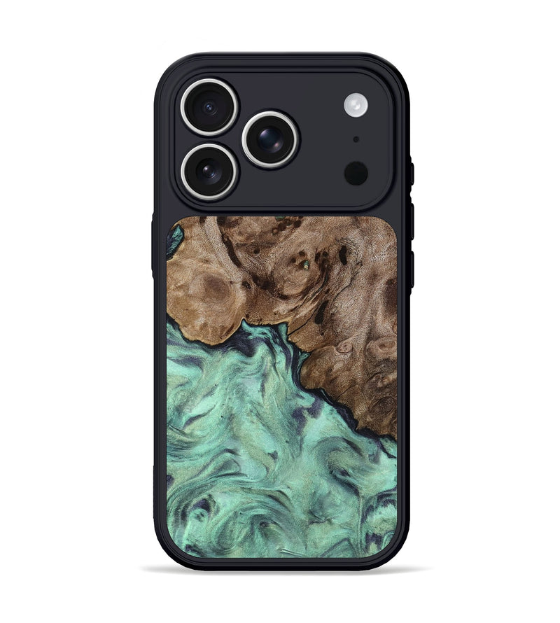 iPhone 17 Pro Wood Phone Case - Marcie (Green, 818191)