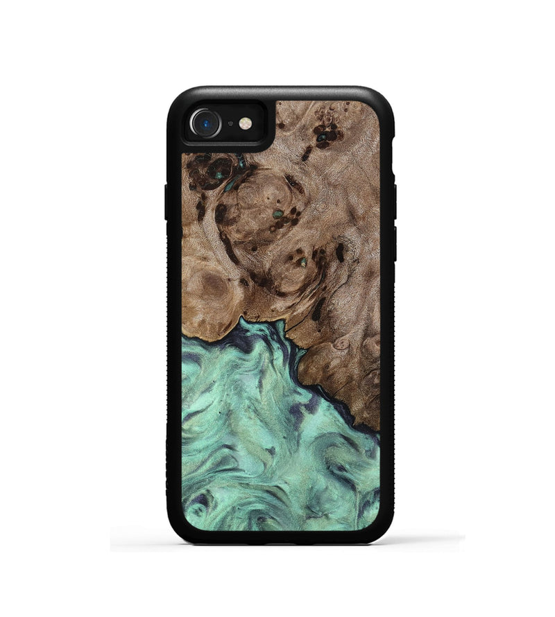 iPhone SE Wood Phone Case - Marcie (Green, 818191)