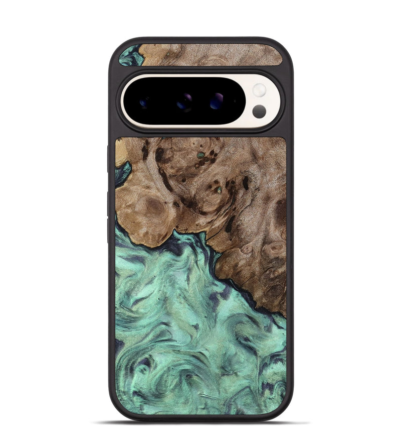 Pixel 9 Pro Wood Phone Case - Marcie (Green, 818191)