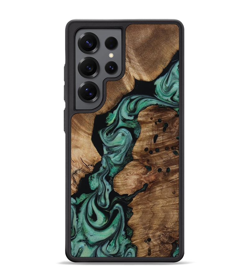 Galaxy S25 Ultra Wood Phone Case - Laisha (Green, 818192)