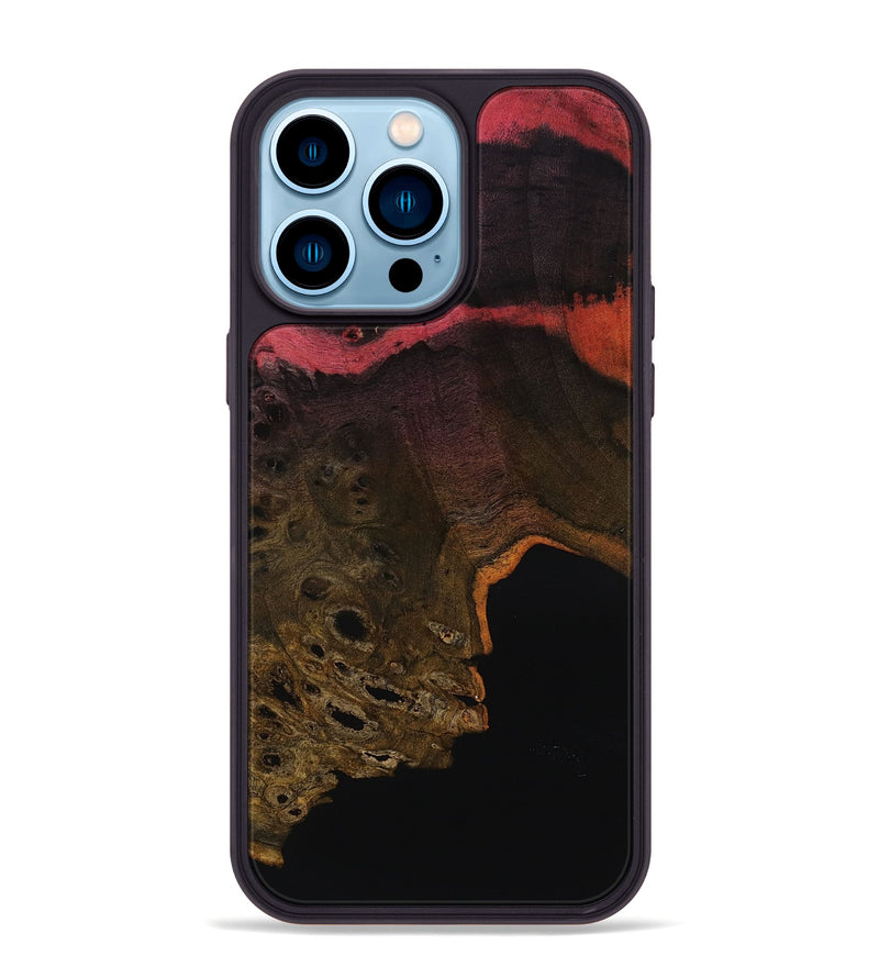 iPhone 14 Pro Max Wood Phone Case - Freyja (Wood Burl, 818193)